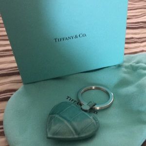 Tiffany & Co. Key Chain Puffed Heart